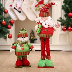 Christmas decorations, Christmas trumpet, old man snowman, Christmas cloth doll, Christmas scene decoration Snowman