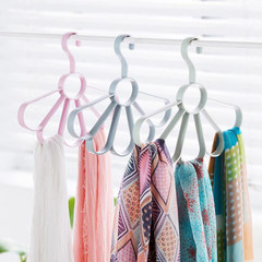 Multi function scarf rack, belt storage rack hanger frame, silk scarf frame, circle scarf rack, hanger rack 1 Nordic fan towel rack