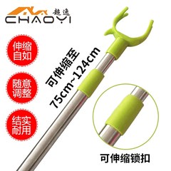 Hot stainless steel telescopic clothes, fork hangers, balcony clothes rod, clothes fork, clothing rod, fork clothes stick drying rod