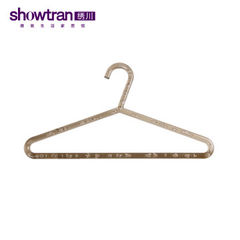 Sichuan embroidery dragon genuine Hwan advanced resin clothes hanger triangle seamless shoulder / anti-skid plastic hangers 1 Claret
