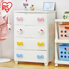 IRIS IRIS Hellokitty airtight cabinet, storage cabinet, collating cabinet, drawer cabinet, baby wardrobe KMG-554 4 white