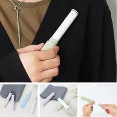 Clothes stick hair remover pocket drum paper sticky hair sticky paper sticky hair brush tearable clothes to hair artifact Light blue 4 Pack