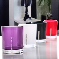 Shukoubei creative lovers cup set bathroom wash brush kit with acrylic toothbrush cup white