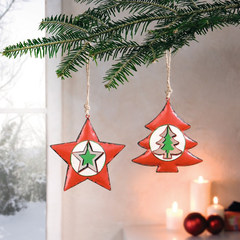 The export of European Christmas decorations and Christmas tree ornaments gift pendant Star Festival for children's room.