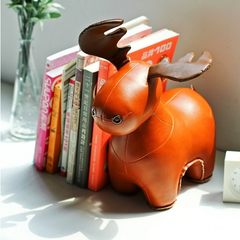 Taiwan Zuny Handmade animal doll moose Bookends doors creative gift gift ornaments Moose stalls