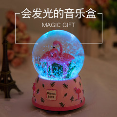 Creative crystal ball music box music box girls snow custom birthday gift gift girlfriend bestie children