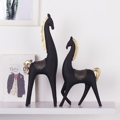 Nordic creative couple deer ornaments gift gifts crafts Home Furnishing decor decoration living room TV cabinet A pair of price
