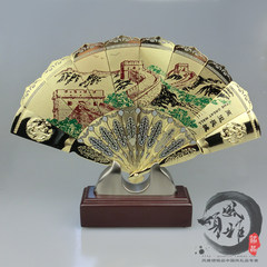 Beijing special gift quintessence Peking Opera craft fan decoration creative business gifts to send foreigners National Treasure Panda