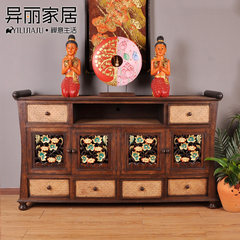 Unique home Thailand import crafts, carved door cabinet, entrance cabinets, lockers, Southeast Asia carved cabinets 6 165 centimeters