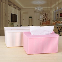 European style creative tissue box, idyllic lovely table napkin, paper box, living room, high-end PP paper towel cylinder Purple short paragraph