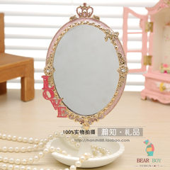 BEAR BOY LOVE is Xiongshi century fairy tale metal mirror jewelry storage dish mirror counters