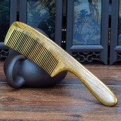 Natural small tooth comb comb comb comb and Green Sandalwood massage comb baby children's special comb Mid Autumn Festival