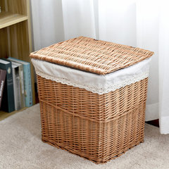 One life, willow rattan folder basket, dirty basket, laundry basket, super basket toy woven basket, household large cover
