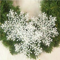 Lotte Christmas decorations, Christmas flakes, wall decorations, hotel Christmas decorations Silver Star paper