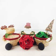 Christmas decorations, candy baskets, Christmas decorations, gift bags, creative gift boxes, Christmas socks Snowman