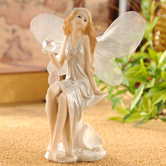 European decor furnishings exquisite figure Angel resin ornaments crystal ball beautifulbeing birthday gift room 8300 Eight thousand and three hundred