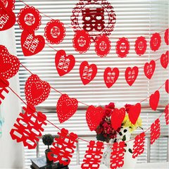 Wedding wedding products wedding room decoration Lahua 3 meters hi Lahua pull like a variety of non-woven cloth Starry sky love