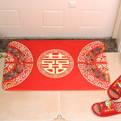 Wholesale wedding wedding wedding room layout decoration bride enters mats LOVE mat mat heart happy M _ rose like doormat
