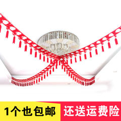 The marriage room decoration real wedding garland red Chinese wedding garland ribbon hi non-woven fabric 1 hearts