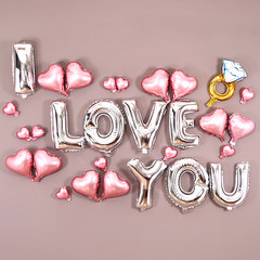 Foil balloons, creative wedding products, wedding letters, balloons, packages, wedding rooms, new houses, props, decorations HAPPY_NEW_YEAR+