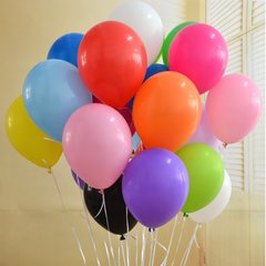 10寸2.2g亚光气球结婚婚房拱门立柱装饰儿童生日派对布置用品特价 浅蓝10个