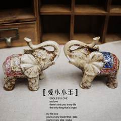 [luxury elephant] export to India - Gorgeous elephant combination - interesting crafts gift