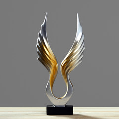 Wings ornaments jewelry creative office decoration Home Furnishing realize the ambition of European business gifts.