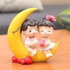 The moon Wedding Doll gives men and women creative birthday gifts, girlfriends, wedding friends, Mid Autumn Festival, romantic National Day Moon wedding