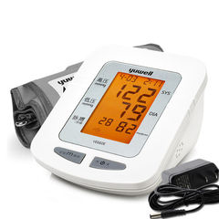 促销鱼跃电子血压计YE-660E语音背光全自动家用上臂式量血压仪器