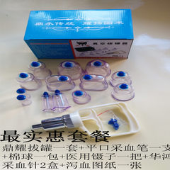 Convenient cupping therapy / 13 vacuum cupping and blood cupping instrument
