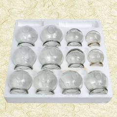 Genuine guoyiyan thickened explosion-proof glass cupping physiotherapeutic scraping cupping for medical antiskid slimming regimen