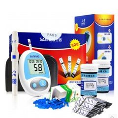Sannuo stable blood glucose meter tester set stable blood glucose meter to send 50 pieces of test paper + alcohol *1 cotton swab *2