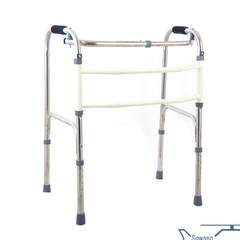 Walking crutch, walking arm rack, walking aid device, power frame, belt wheel, walking aid folding crutch