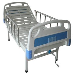ABS bedside rocking bed, square tube leg, aluminum alloy guardrail, single rocking bed, hospital bed, home nursing bed
