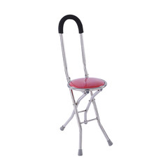 Shipping stainless steel stick stick stool stool for four elderly elderly sitting with tripod with stool stick stick blue