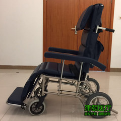 美国Merits美利驰全躺半躺轮椅航太铝合金高靠背老人残疾人护理椅