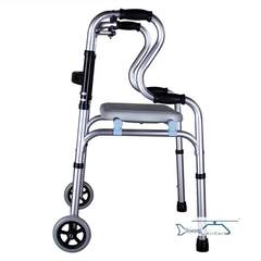 The elderly walk walker cerebral thrombosis rehabilitation equipment for four old cane cane crutch auxiliary Dark grey
