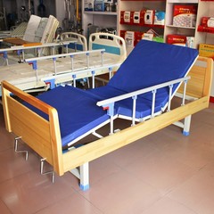 Home solid wood rocking rocking bed, nursing bed, nursing home bed, family paralysis nursing bed