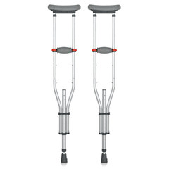Hubang, underarm crutches, elderly people with disabilities, aluminum alloy folding, thickening, lightweight walking aids