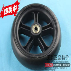 Diving wheelchair parts, front wheel, front wheel, front wheel, 6 inch PU polyurethane foam wheelchair front wheel universal wheel