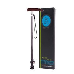 Factory direct aged ultra light carbon carbon fiber stick wood anti-skid crutch telescopic cane cane black