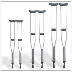 HM at the Aluminum Alloy cane axillary crutch / single double telescopic children height adjustable slip stick can turn white