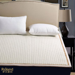 Roland spring thin washable mattress textile folding bed mattresses mattress pad supporting 1.5 meters 1.8 meters bed Milk White Mink 120× 200cm