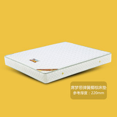 Mattress, natural environmental protection coconut palm mat, white high-grade mattress, 1.5/1.8 soft and hard double use 1200mm*1900mm white