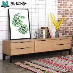Nordic color TV cabinet, Japanese coffee table combination cabinet, living room lockers, modern simple cabinet mail Assemble TV cabinet
