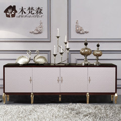 Mufansen wood custom furniture high-end European and American TV cabinet room lockers large cabinets can be customized Assemble Solid wood high-end customization