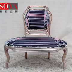 New style furniture European style chair, French romantic chair, American stool chair, bed tail chair stool, individual dress chair Picture color