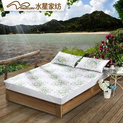 水星家纺正品床护垫1.2m单人垫被1.5m双人床席梦思保护套床垫床褥 白色 120×200cm