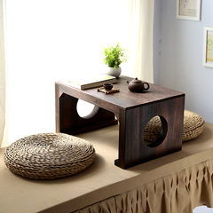 Japanese shipping simple wood Paulownia tea table table table computer tatami platform table Piaochuang piano desk table Naked wedding age Ready