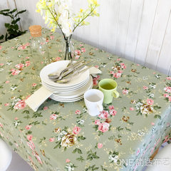 Table Linen Tablecloth table cloth floral garden TV bedside cabinet cloth cloth custom rectangle tablecloth Suihua Garden 90*90cm